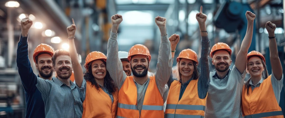 group-diversity-factory-worker-people-standing-when-success-project-celebrating-together-scaled